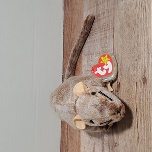 Ty Beanie Original baby Tiptoe the mouse